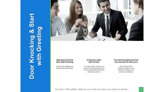 Door To Door Sales Strategy Ppt PowerPoint Presentation Complete Deck With Slides