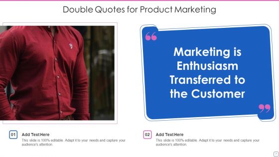 Double Quotes Ppt PowerPoint Presentation Complete With Slides