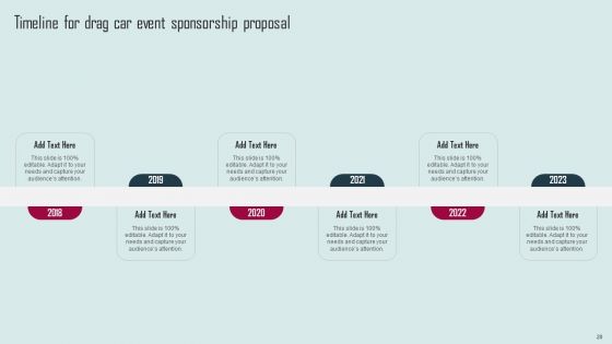 Drag Car Event Sponsorship Proposal Ppt PowerPoint Presentation Complete Deck With Slides