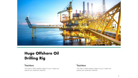 Drilling Rig Evening View Oil Rig Ppt PowerPoint Presentation Complete Deck