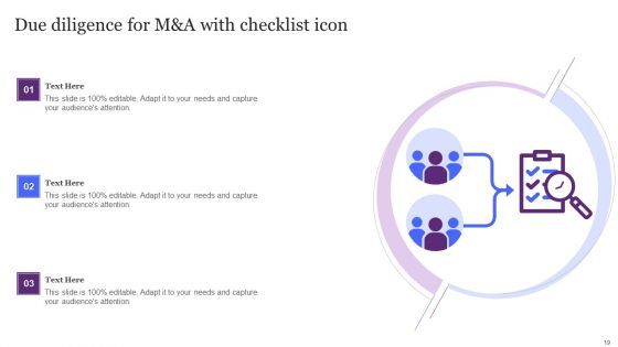 Due Diligence For M And A Ppt PowerPoint Presentation Complete Deck With Slides