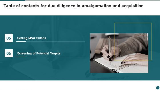 Due Diligence In Amalgamation And Acquisition Ppt PowerPoint Presentation Complete With Slides