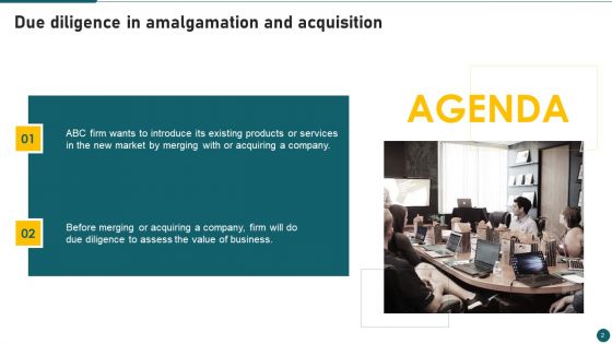 Due Diligence In Amalgamation And Acquisition Ppt PowerPoint Presentation Complete With Slides