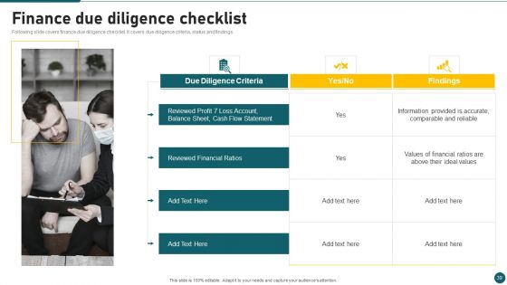 Due Diligence In Amalgamation And Acquisition Ppt PowerPoint Presentation Complete With Slides