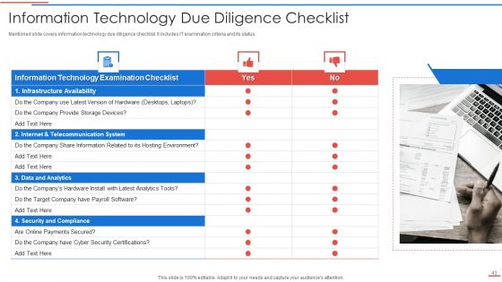 Due Diligence Process In Merger And Acquisition Agreement Ppt PowerPoint Presentation Complete Deck With Slides