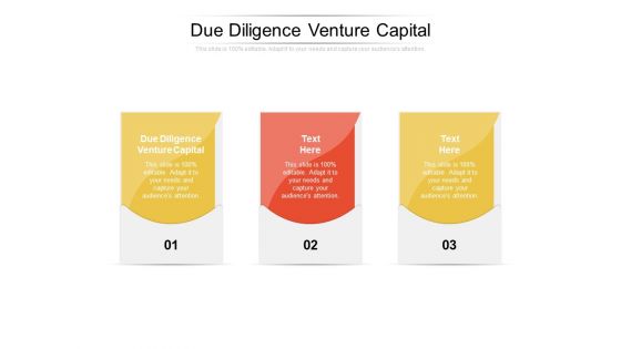 Due Diligence Venture Capital Ppt PowerPoint Presentation Show Rules Cpb