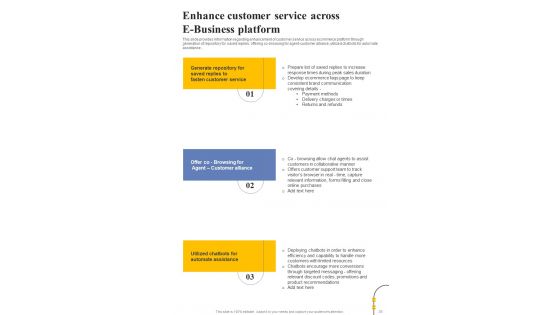 E Business Client Experience Improvement Techniques Playbook Template