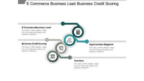 E Commerce Business Lead Business Credit Scoring Opportunities Magazine Ppt PowerPoint Presentation Infographic Template Graphic Images Cpb