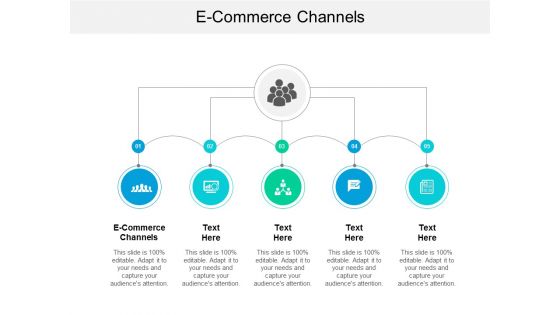 E Commerce Channels Ppt PowerPoint Presentation Gallery Clipart Cpb