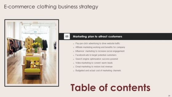 E Commerce Clothing Business Strategy Ppt PowerPoint Presentation Complete Deck With Slides