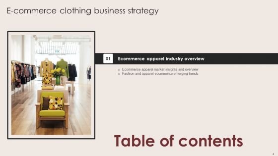 E Commerce Clothing Business Strategy Ppt PowerPoint Presentation Complete Deck With Slides
