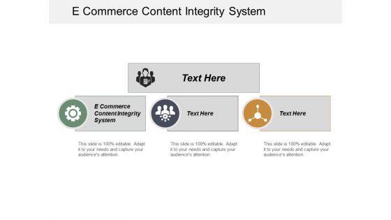 E Commerce Content Integrity System Ppt PowerPoint Presentation Summary Background Images Cpb