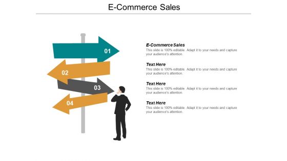 E Commerce Sales Ppt PowerPoint Presentation Summary Display Cpb