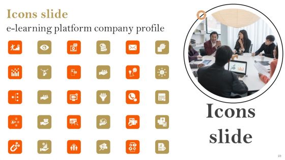E Learning Platform Company Profile Ppt PowerPoint Presentation Complete Deck With Slides