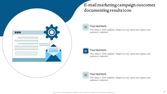 E Mail Marketing Campaign Outcomes Ppt PowerPoint Presentation Complete Deck With Slides