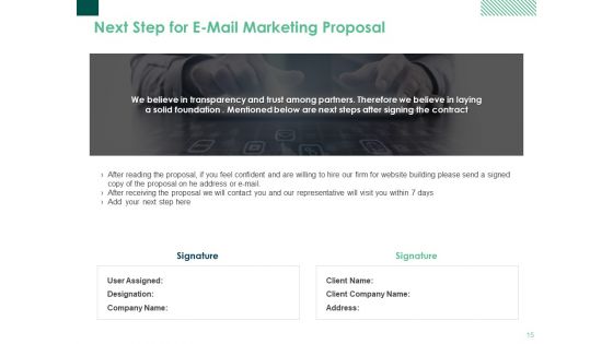 E Mail Marketing Proposal Ppt PowerPoint Presentation Complete Deck With Slides