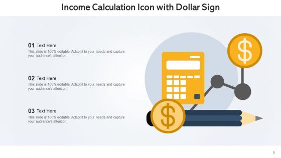 Earning Employee Dollar Sign Ppt PowerPoint Presentation Complete Deck