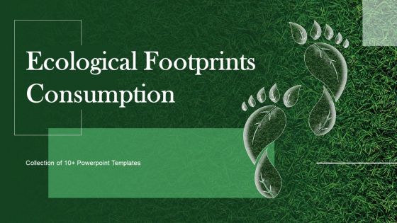 Ecological Footprints Consumption Ppt PowerPoint Presentation Complete Deck With Slides