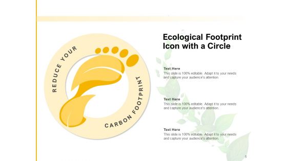 Ecological Footprints Infrastructure Ecological Circle Ppt PowerPoint Presentation Complete Deck