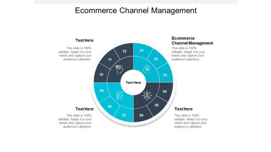 Ecommerce Channel Management Ppt PowerPoint Presentation Infographics Graphics Download Cpb