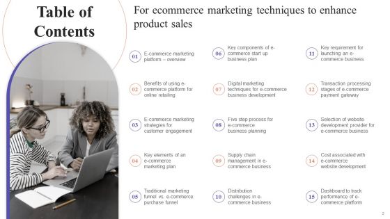 Ecommerce Marketing Techniques To Enhance Product Sales Ppt PowerPoint Presentation Complete Deck With Slides