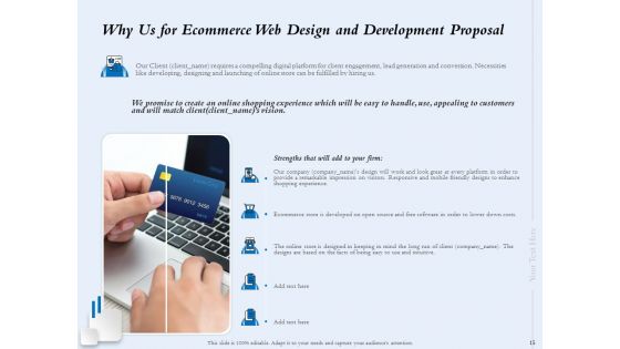Ecommerce Web Design And Development Proposal Ppt PowerPoint Presentation Complete Deck With Slides