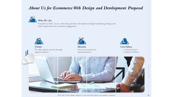 Ecommerce Web Design And Development Proposal Ppt PowerPoint Presentation Complete Deck With Slides