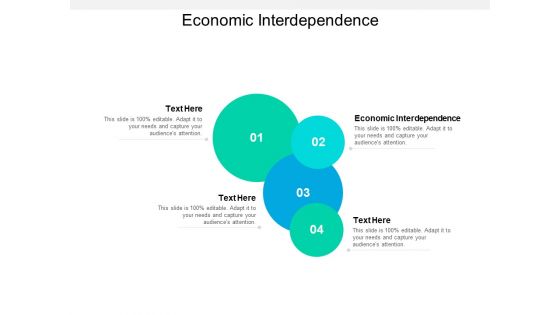 Economic Interdependence Ppt PowerPoint Presentation File Graphic Tips Cpb