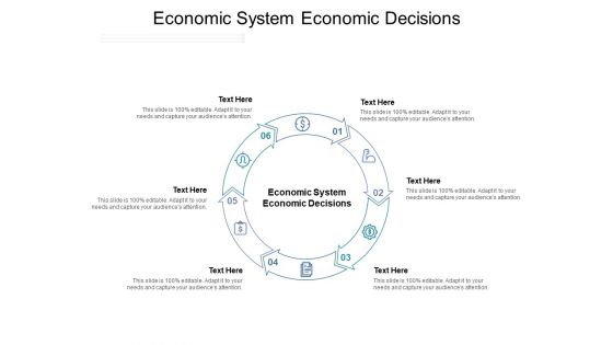 Economic System Economic Decisions Ppt PowerPoint Presentation Portfolio Graphics Pictures Cpb Pdf