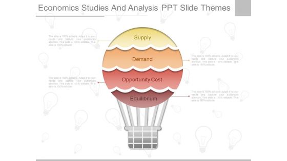 Economics Studies And Analysis Ppt Slide Themes