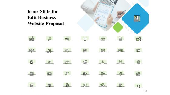 Edit Business Website Proposal Ppt PowerPoint Presentation Complete Deck With Slides