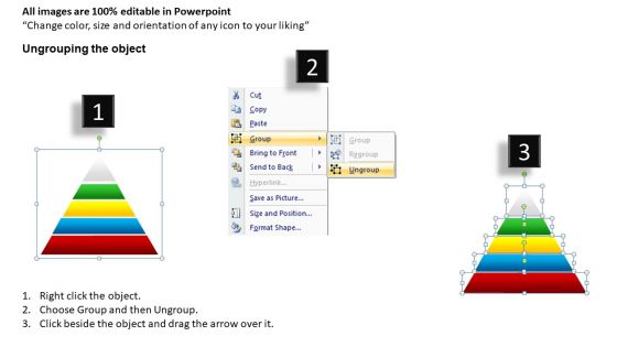 Editable PowerPoint Slides With Pyramid Diagrams