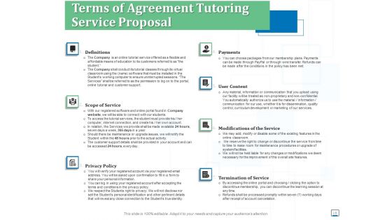 Educational Tuition As A Service Proposal Template Ppt PowerPoint Presentation Complete Deck With Slides