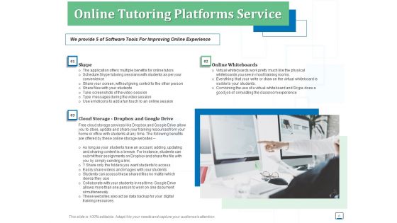 Educational Tuition As A Service Proposal Template Ppt PowerPoint Presentation Complete Deck With Slides