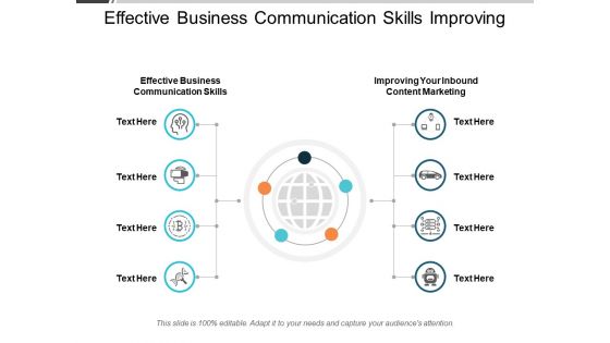 Effective Business Communication Skills Improving Your Inbound Content Marketing Ppt PowerPoint Presentation Slides Topics