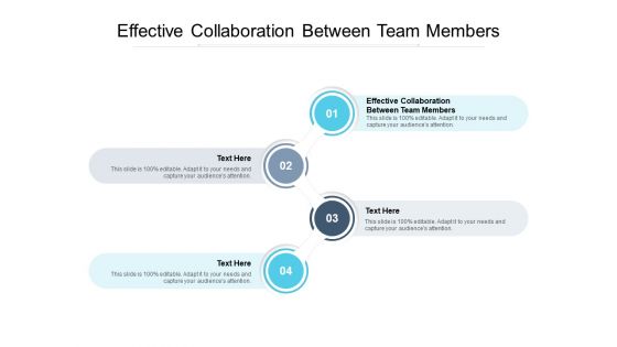 Effective Collaboration Between Team Members Ppt PowerPoint Presentation Pictures Good Cpb Pdf
