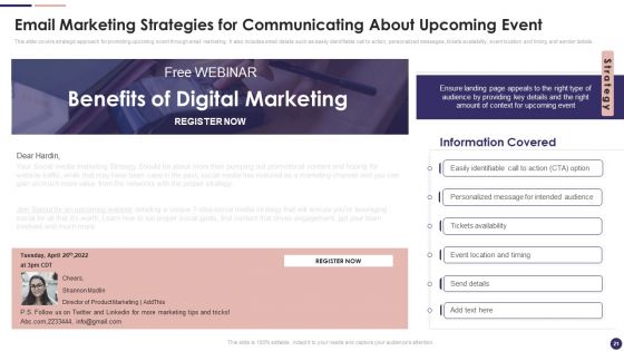 Effective Company Event Communication Plan Ppt PowerPoint Presentation Complete Deck With Slides