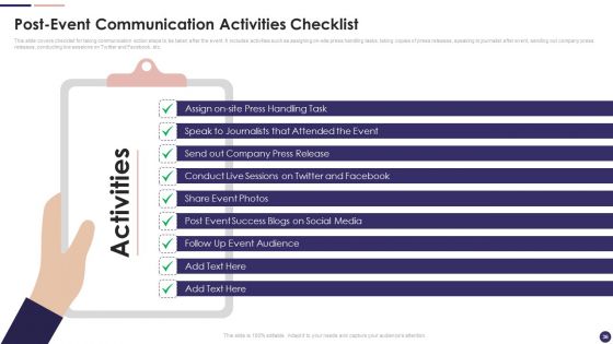 Effective Company Event Communication Plan Ppt PowerPoint Presentation Complete Deck With Slides