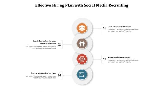 Effective Hiring Plan With Social Media Recruiting Ppt PowerPoint Presentation Slides Graphic Tips PDF