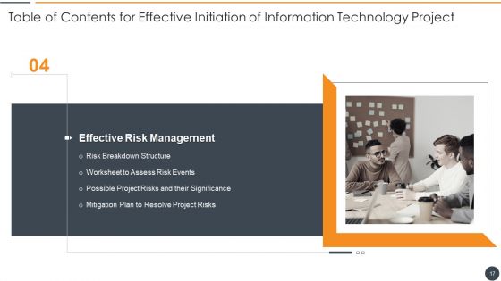 Effective Initiation Of Information Technology Project Ppt PowerPoint Presentation Complete Deck With Slides