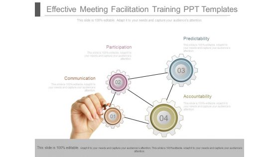 Effective Meeting Facilitation Training Ppt Templates