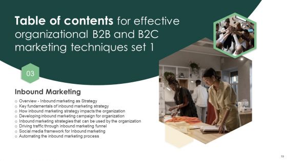 Effective Organizational B2B And B2C Marketing Techniques Set 1 Ppt PowerPoint Presentation Complete Deck With Slides