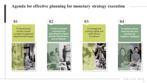 Effective Planning For Monetary Strategy Execution Ppt PowerPoint Presentation Complete Deck With Slides