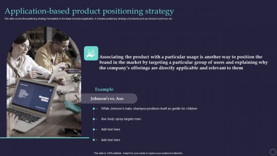 Effective Positioning Strategy Plan Application Based Product Positioning Strategy Clipart PDF