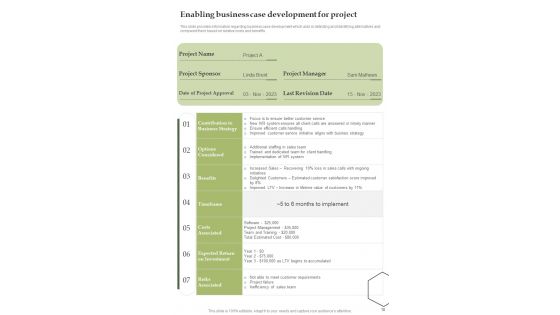Effective Project Management Playbook Template