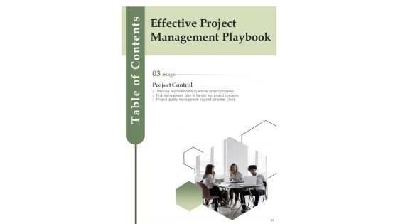 Effective Project Management Playbook Template
