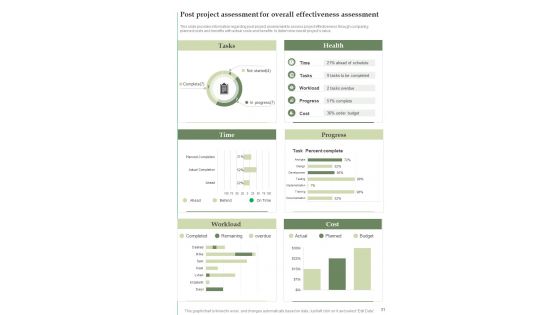 Effective Project Management Playbook Template