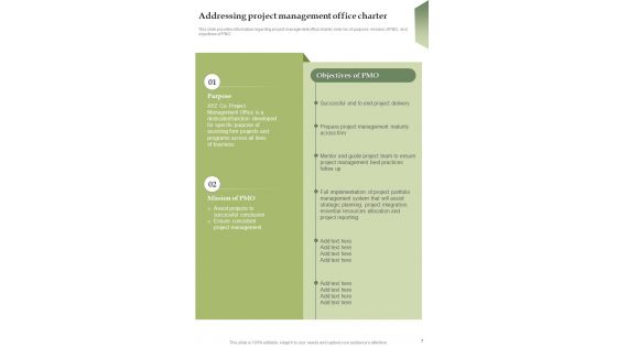 Effective Project Management Playbook Template