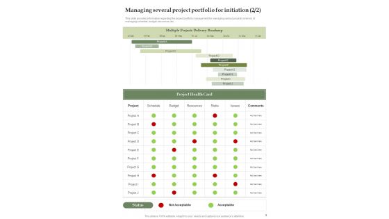 Effective Project Management Playbook Template