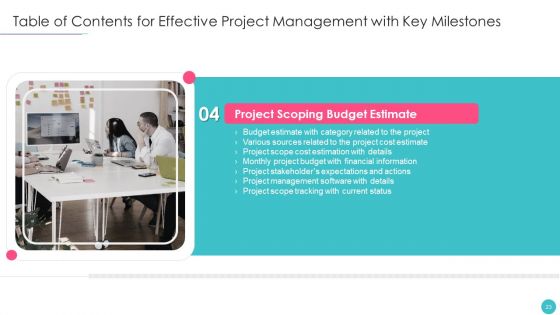 Effective Project Management With Key Milestones Ppt PowerPoint Presentation Complete With Slides
